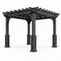 Pergola en aluminium anthracite 300x300x250 cm