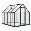 Serre en aluminium avec panneaux en polycarbonate transparent 4 mm